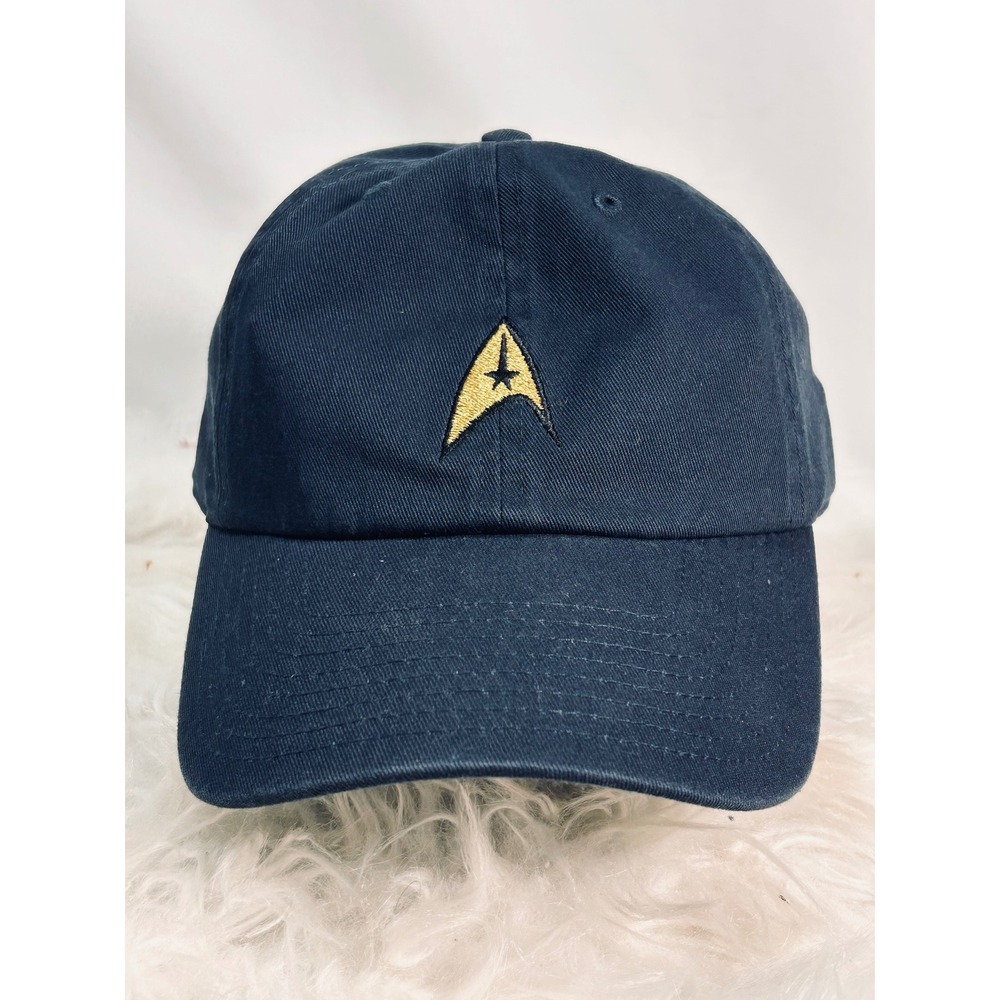 Star Trek Popfunk Navy Blue Command Insignia Dad Hat Adjustable Cotton Cap OSFA